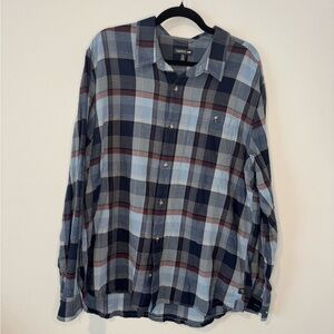 Toad&Co Plaid Button Down Shirt Men’s XL Organic Cotton